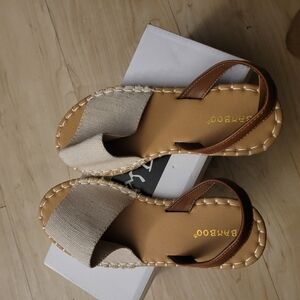 BRABOOS Beige and Brown Sandals